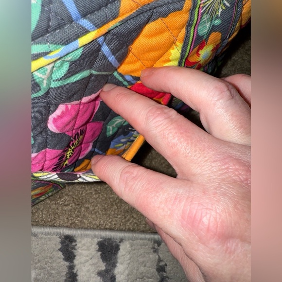 Vera Bradley Mandy Tote Bag in "Jazzy Blooms" Pattern - Picture 13 of 16